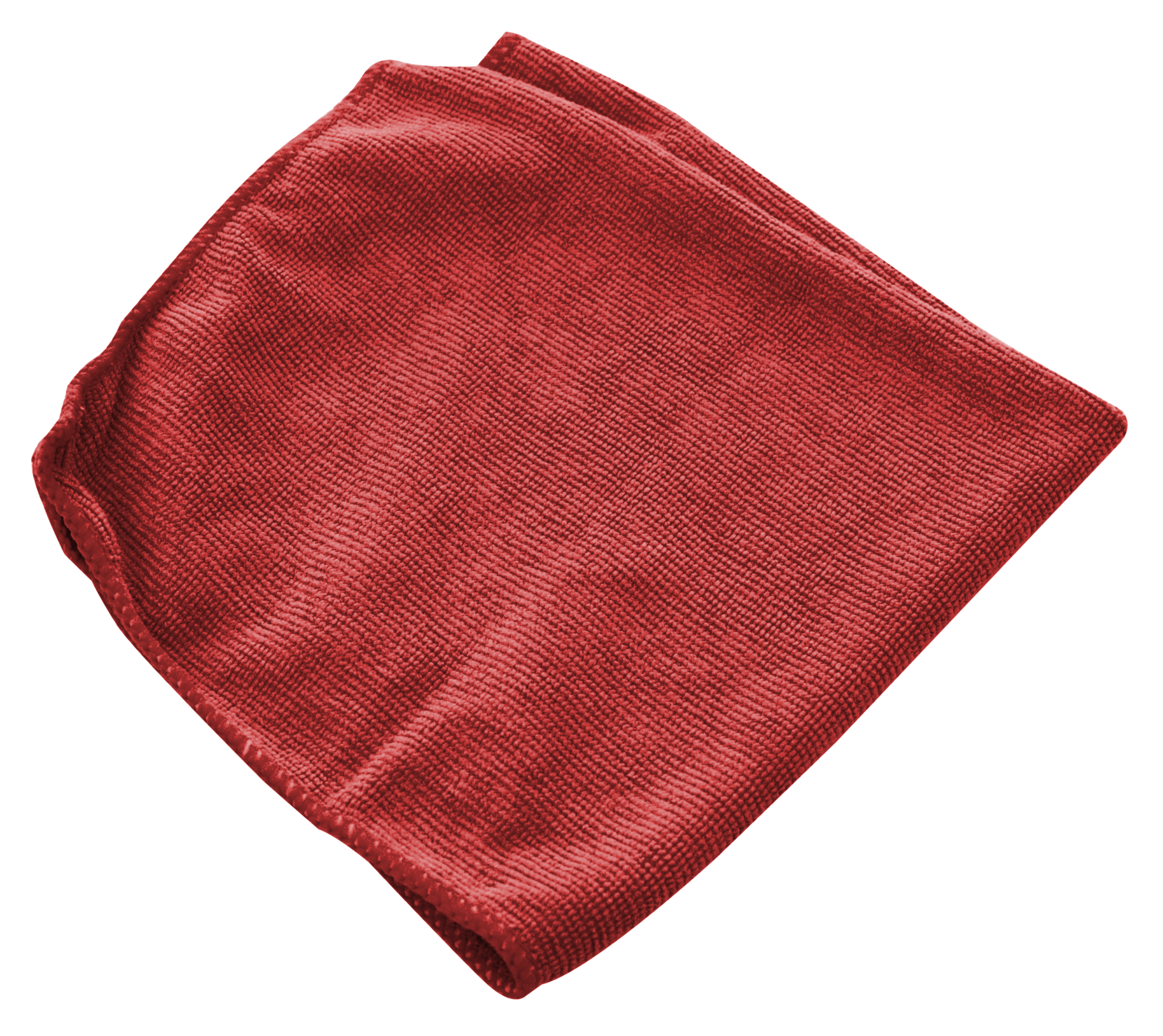 Red cleaning cloth — bathrooms